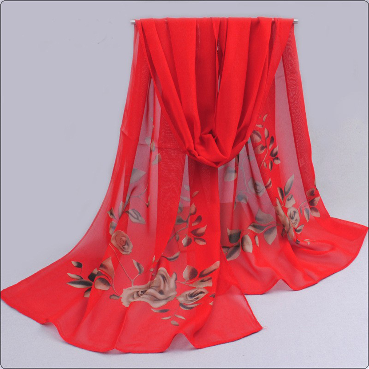 1pcs Chiffon Scarf Simple Eleg - Beach Towel Large ulasan dan harga