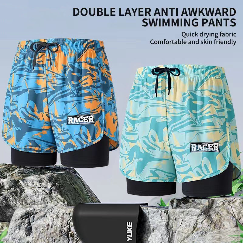 Swimming Trunks Adult Double L - Swim Trunk Quick Dry ulasan dan harga