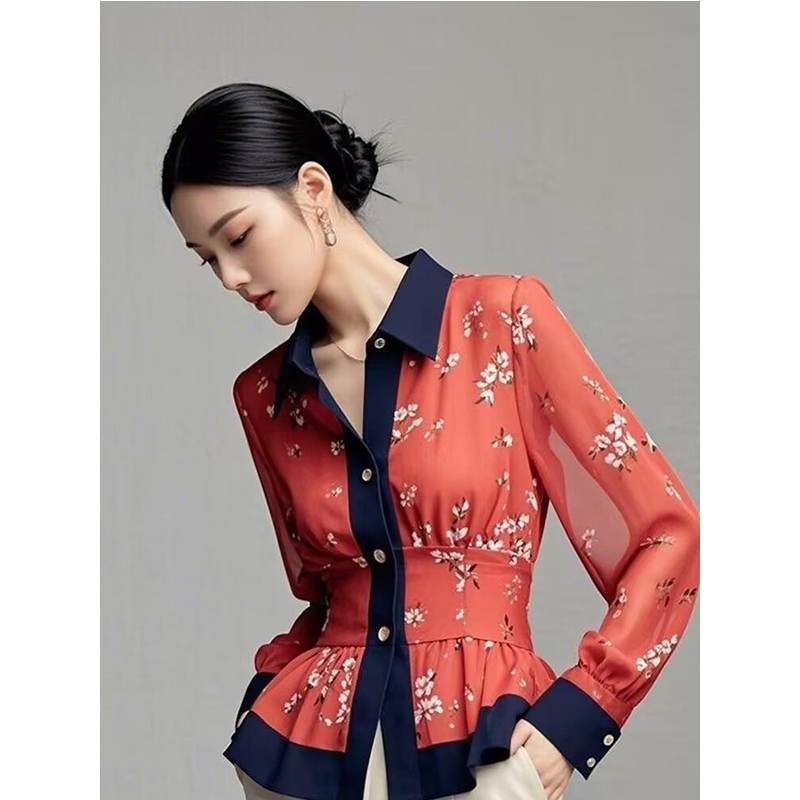 2025 Spring Autumn New Tempera - Shirt Camp Collar ulasan dan harga
