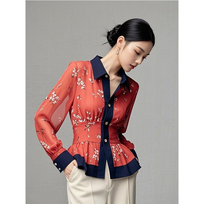 2025 Spring Autumn New Tempera - Shirt Camp Collar ulasan dan harga
