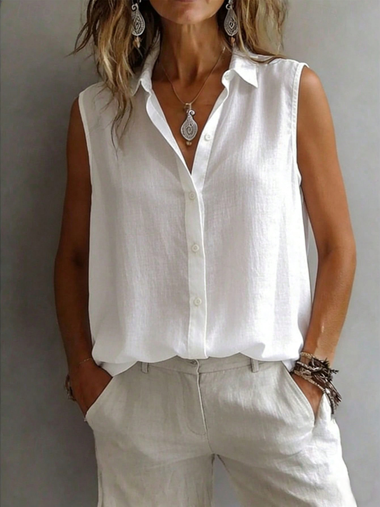 Fashionable and Elegant Sleeve - Shirt Camp Collar ulasan dan harga